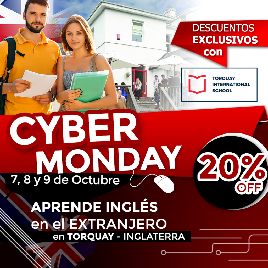 20% de descuento en cursos de ingles cyber monday 2019 en Inglaterra